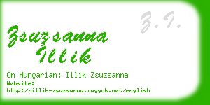 zsuzsanna illik business card